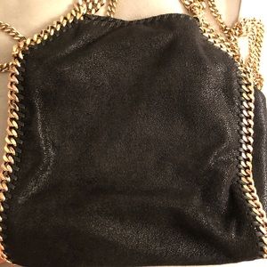Stella McCartneY BlackFalabella ShaggyDeerMiniTote